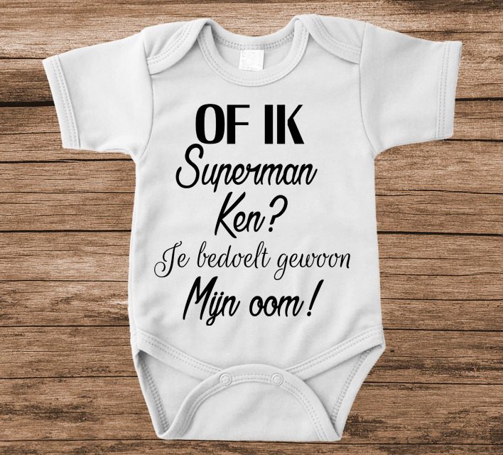 Romper mijn oom is superman