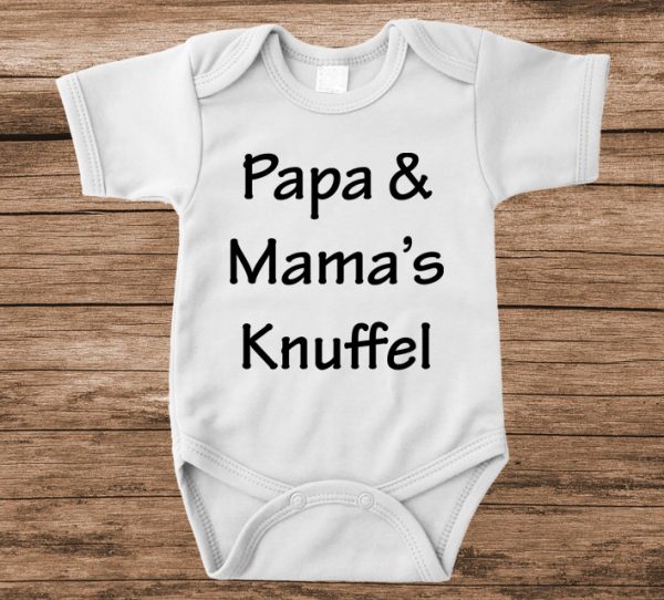 Romper papa en mama's knuffel Grappige Rompertjes